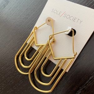 Sole Society Gold Earrings